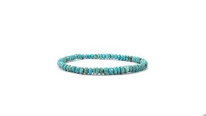 natural turquoise stretchable beads bracelet 7 inch endless, natural turquoise beads, healing bracelet, adjustable