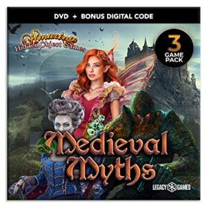 Legacy Games Amazing Hidden Object Games for PC: Medieval Myths (3 Game Pack) - PC DVD with Digital Download Codes