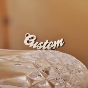 Fuck Personalized Name Stud Earrings Customized Any Name Studs Mother Day Christmas Gift Jewelry for Women