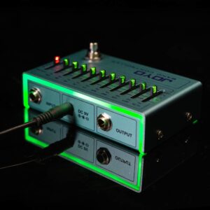 JOYO R-12 EQ Pedal 10-Band Equalizer Bundle with JP-06 Noise Blocker Pedal Power Supply