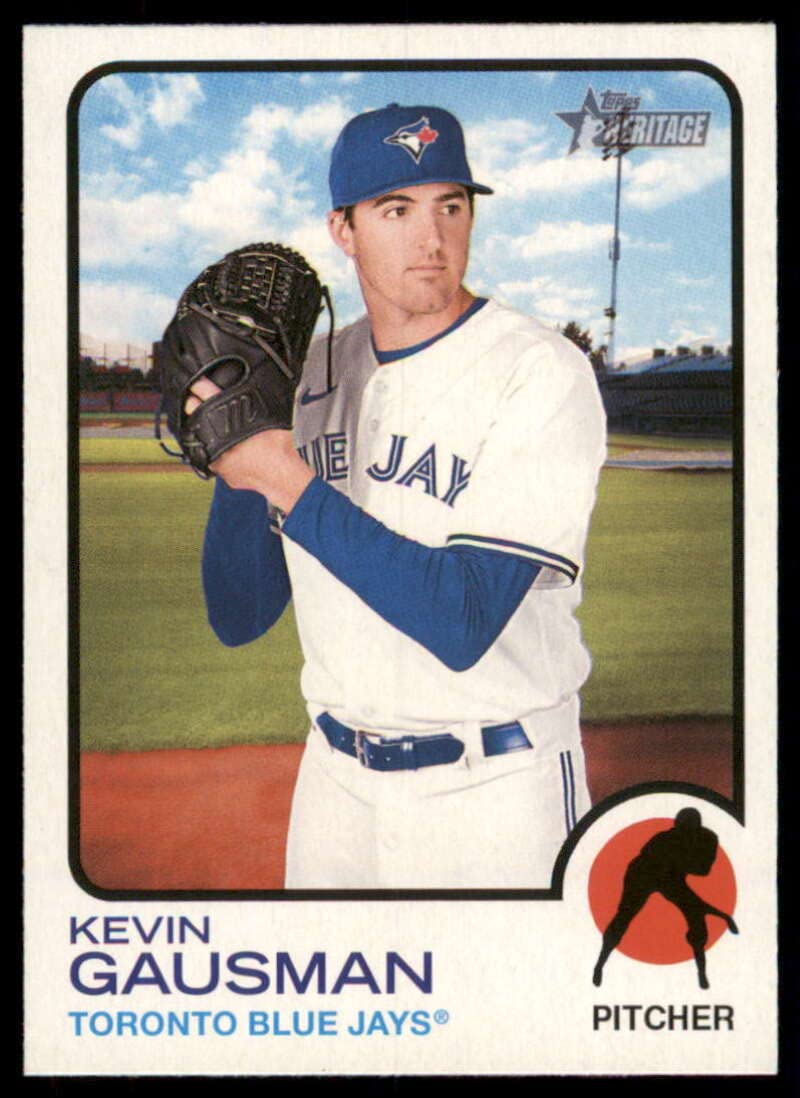 Baseball MLB 2022 Topps Heritage #115 Kevin Gausman NM Near Mint Blue Jays