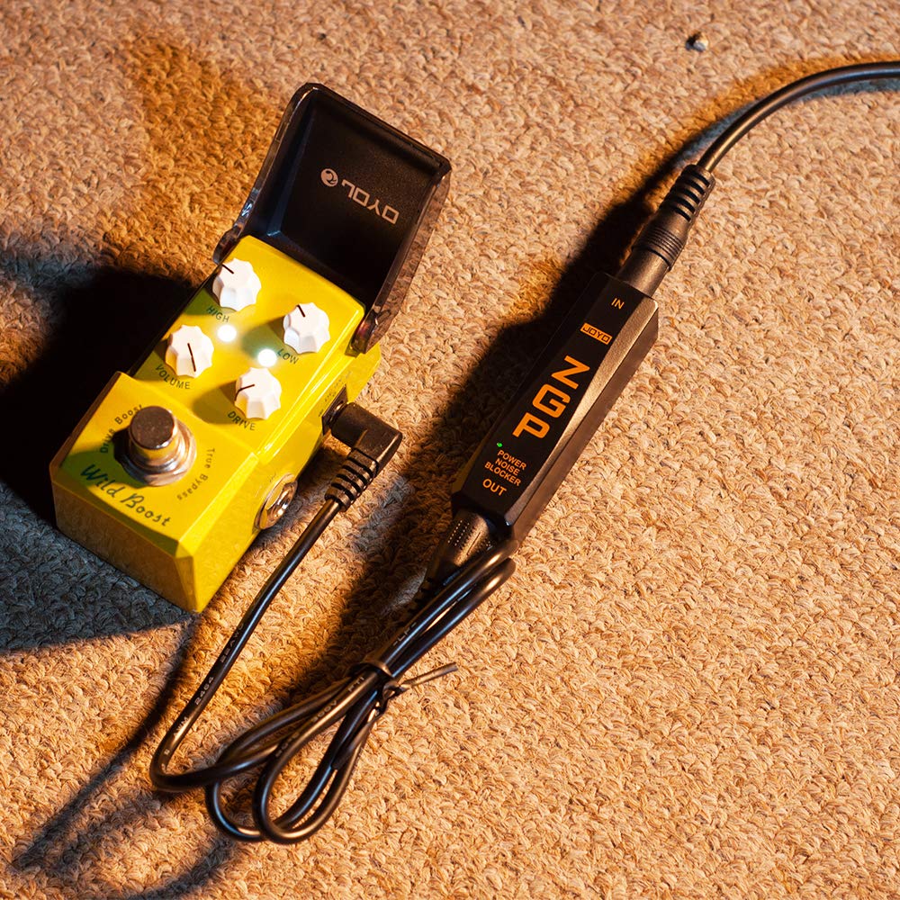 JOYO R-06 O.M.B Looper & Drum Machine Pedal Bundle with JP-06 Noise Blocker Pedal Power Supply