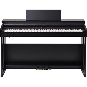 Roland RP701 88-Key SuperNATURAL Classic Digital Piano, with Bench & Stand, Black Bundle with Studio Monitor Headphones