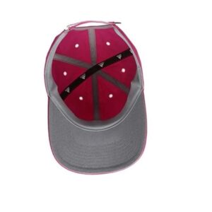 adidas Women's AEROREADY C Squad Cap, Adjustable Strap - Bold Pink/Maroon/White