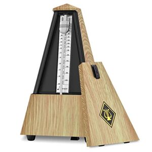 donner mechanical metronome for piano guitar drum violin saxophone musician, track beat and tempo, loud sound, steel movement, dpm-1