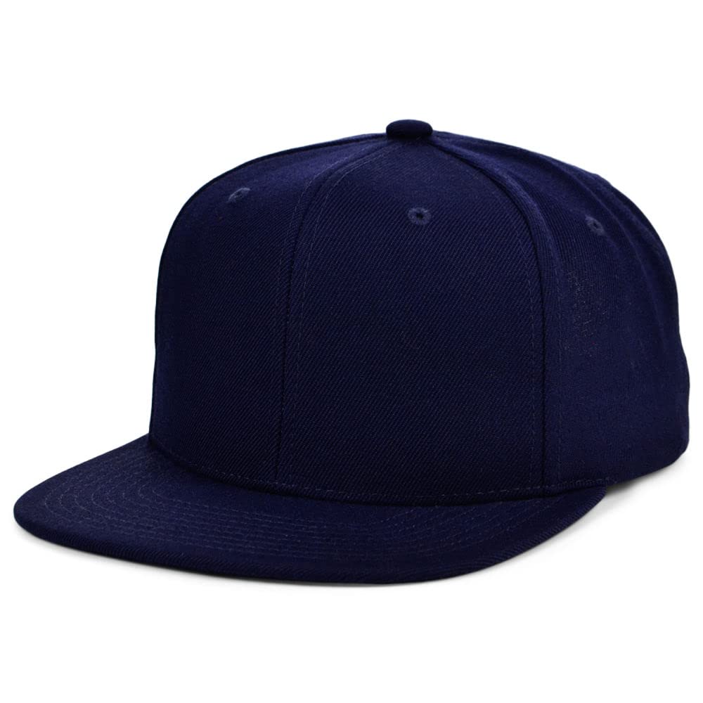 Mitchell & Ness Blank Basic Classic Adjustable Snapback Cap, Navy