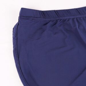 Mens Boxer Briefs with Large Split Sides No Inner Lining Color Navy Blue Size L