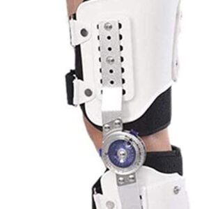 XBJYDMBDD ROM Knee Brace Hinged Knee Brace Hinged Fixator for Ligament Injury, Orthosis Stabilizer Postoperative Adjustable Recovery Support for Orthopaedic Rehabilitation Adjustable Knee Immobilizer