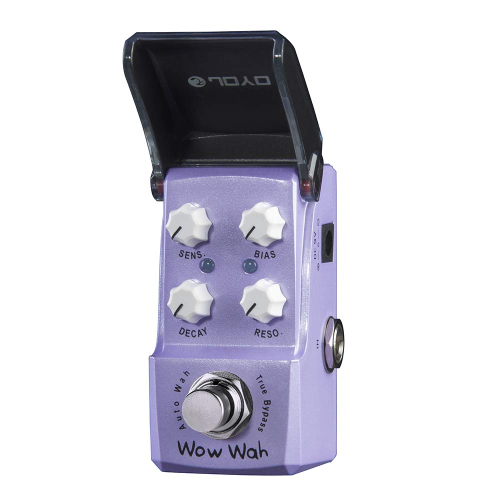 JOYO JF-322 Auto Wah Wow Wah Mini Pedal Bundle with JP-06 Noise Blocker Pedal Power Supply