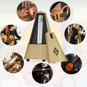 Donner Mechanical Metronome for Piano Guitar Drum Violin Saxophone Musician, Track Beat and Tempo, Loud Sound, Steel Movement, DPM-1