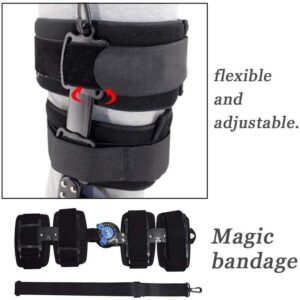 Hinged Knee Brace ROM Knee Brace For Arthritis Joint Pain Meniscus Tear For Knee Injury Recovery Relieve Knee Burden Length Angle Adjustment Carbon Fiber Material Adjustable Knee Immobilizer