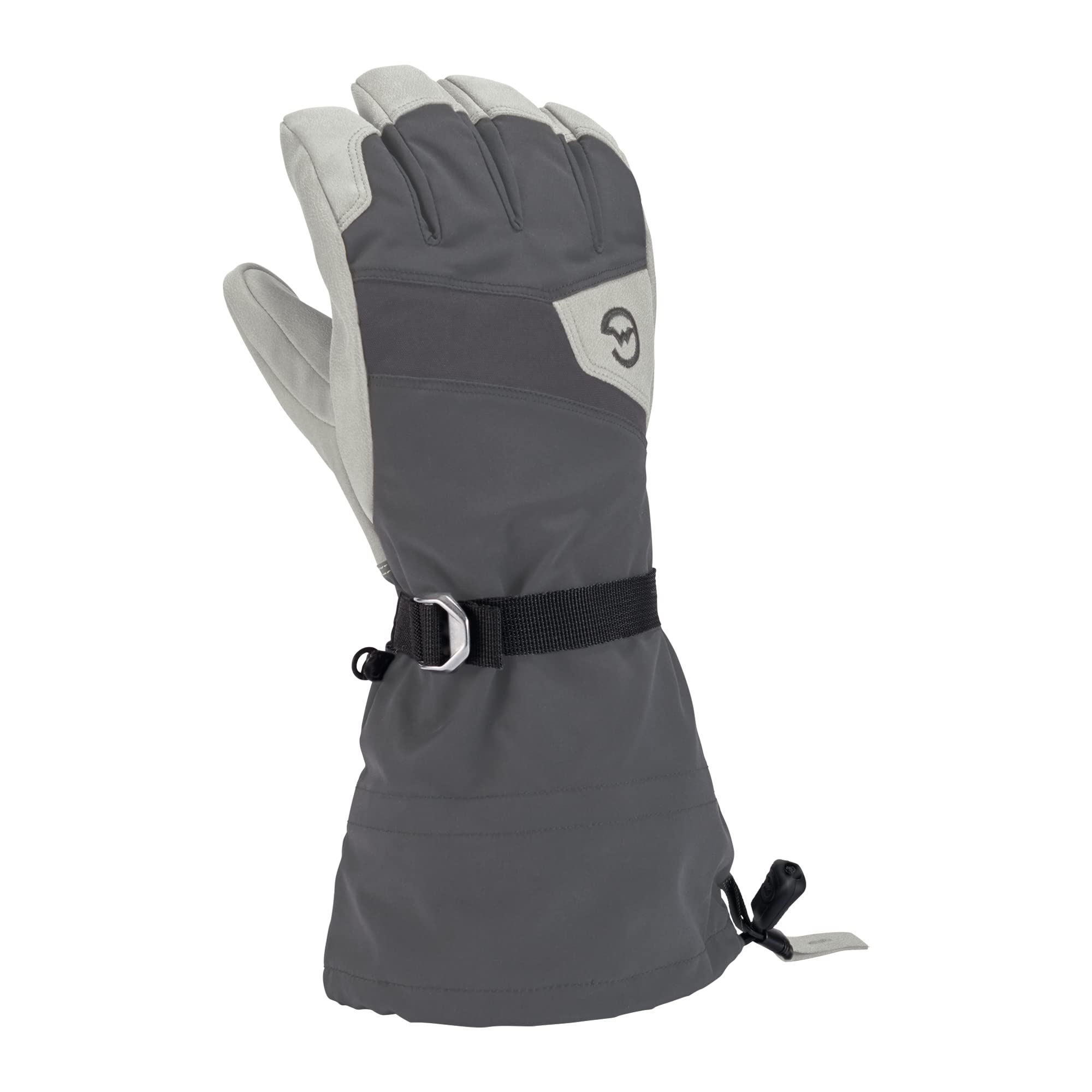 Gordini Women's Standard Elias Gauntlet Glove, Gunmetal Light Grey, Large