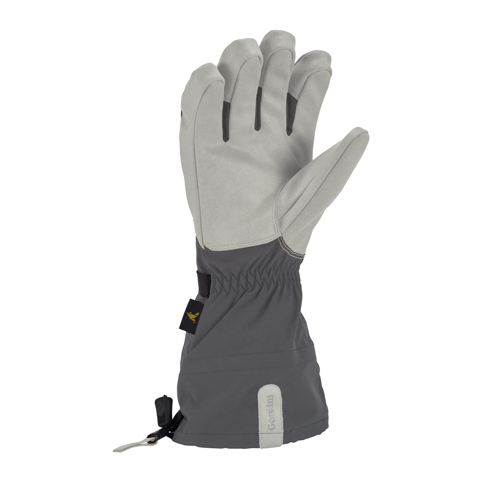 Gordini Women's Standard Elias Gauntlet Glove, Gunmetal Light Grey, Large