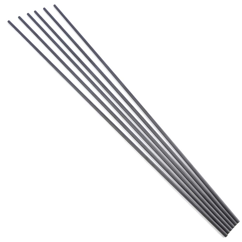 AMEYXGS 30Inch Archery Carbon Arrows Shaft ID 4.2mm 6.2mm Spine 300-900 Pure Arrow Tube Shafts for DIY Hunting Arrows Compound Recurve Bow Outdoor Shooting (SPINE 300, ID 6.2MM, 6)