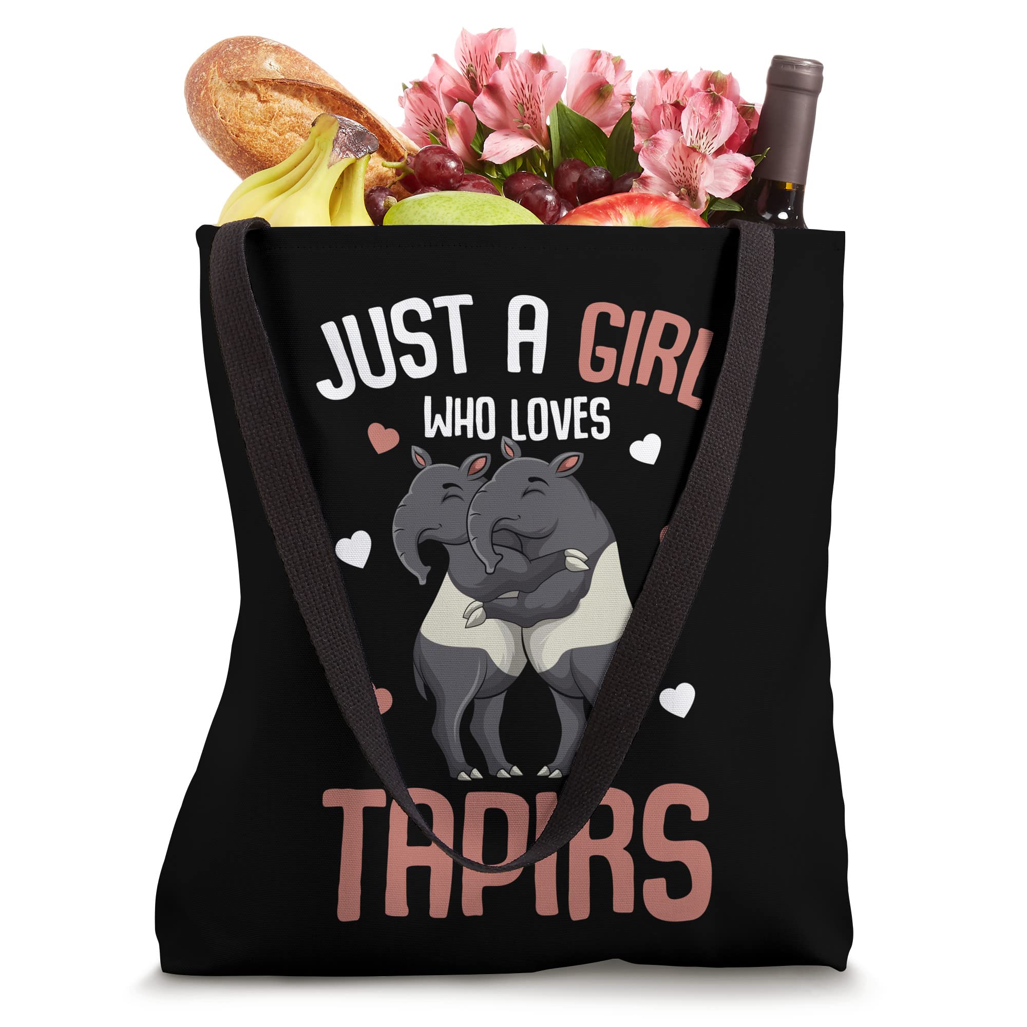 Tapir Just A Girl Who Loves Tapirs Girls Kids Tote Bag