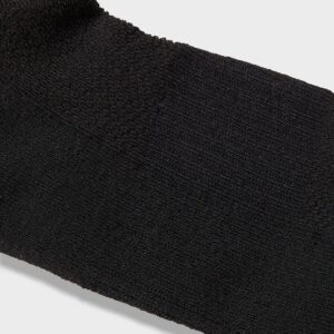 32 DEGREEES Men's 6 Pack Comfort Ankle Socks | Anti-Odor | Cushioned Heel | Arch Support | Active | Casual | Work, Black, Large