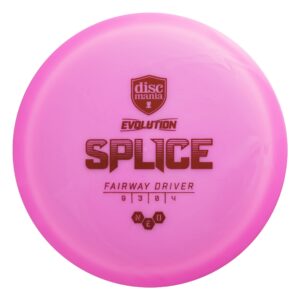 discmania evolution neo splice fairway driver – overstable and accurate disc golf driver (colors will vary)(173-176g)