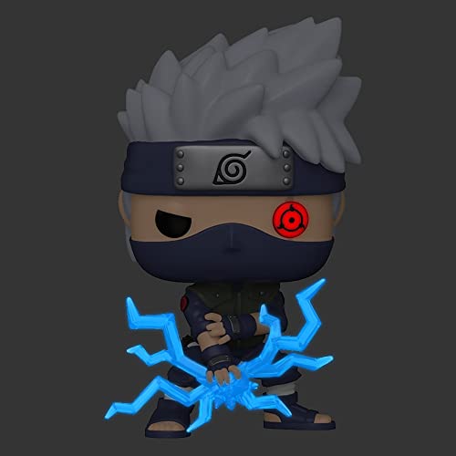 Funko POP Animation: Naruto Shippuden Kakashi (Raikiri) Glow-in-The-Dark Vinyl Figure Exclusive