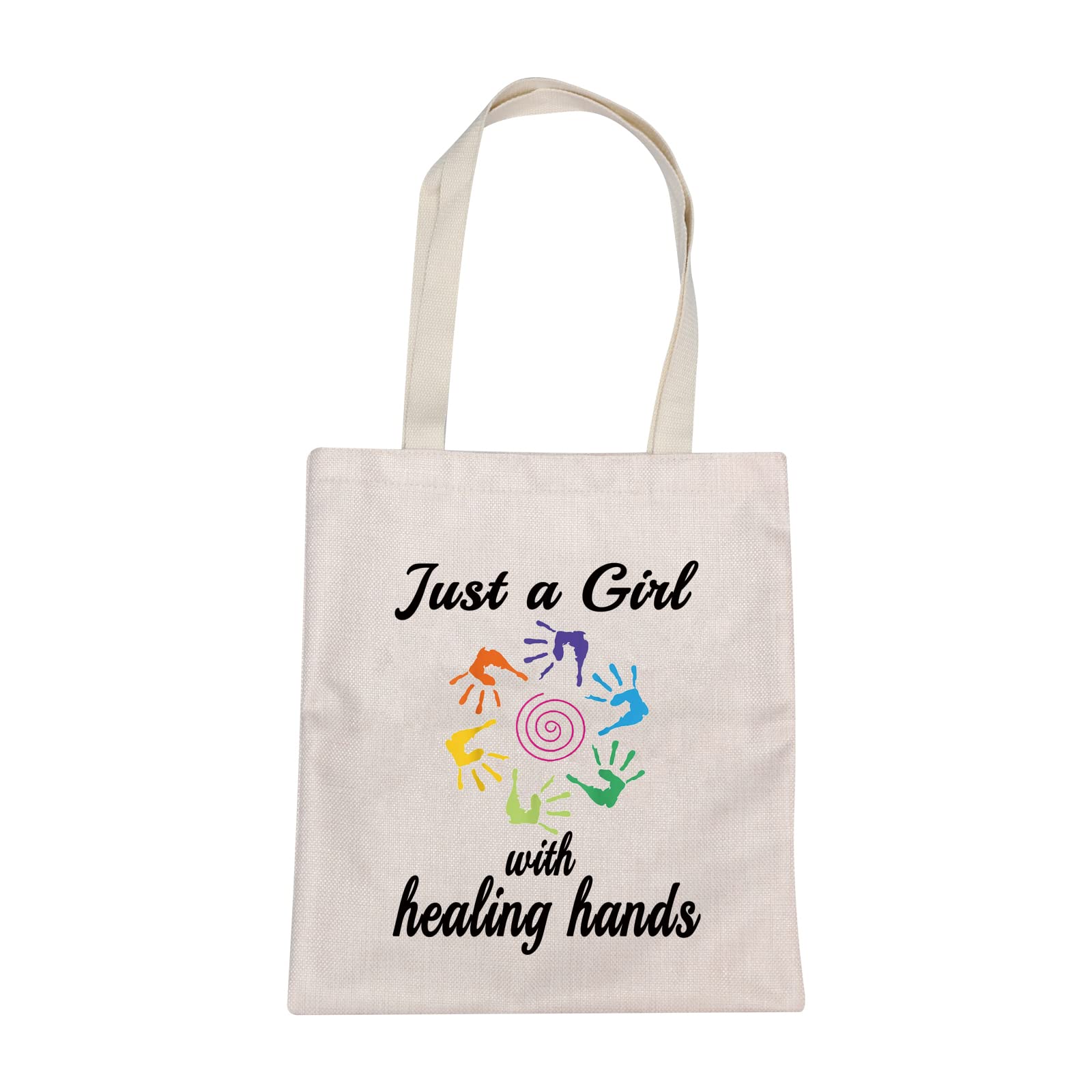 MBMSO Massage Therapist Tote Bag Physical Therapist Bag just a Gxx with Healing Hands Occupational Therapy Thank You Gifts (Massage Therapist tote bag)