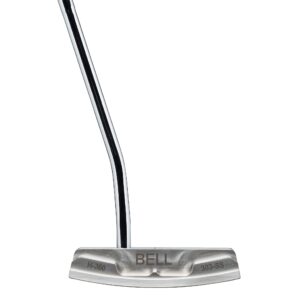 Bell H-360 Half-Offset CNC Milled Standard Blade Golf Putter + Winn 15" Counter-Balance Grip (Left, 35)