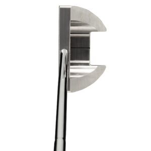 Bell III N-365 No-Offset Center Shaft Half-Mallet Golf Putter + Winn 15" Counter-Balance Grip (Right, 32)