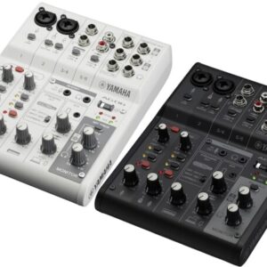 Yamaha AG06MK2 Black 6-Channel Live Streaming Loopback Mixer/USB Interface with Steinberg Software Suite