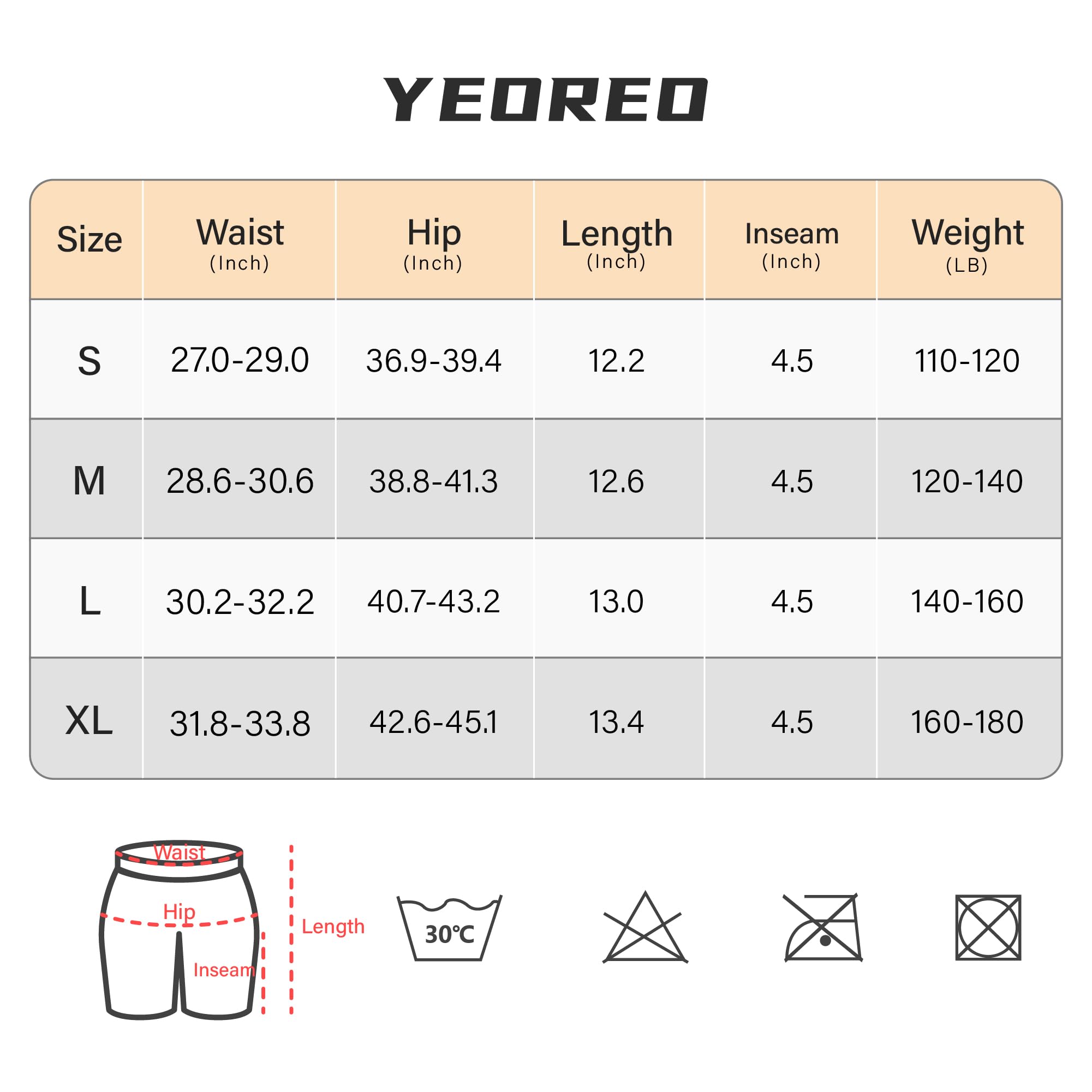 YEOREO Women Seamless High Waist Shorts Smile Contour Biker Shorts Gym Yoga Workout Mocha M