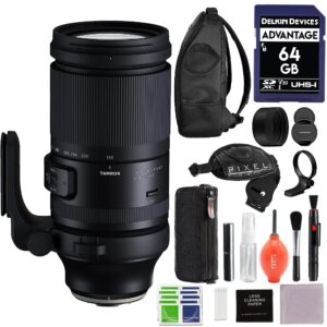 tamron 150-500mm f/5-6.7 di iii vxd lens for sony e with advanced accessory and travel bundle | extended 6 years tamron warranty | afa057s-700 | tamron 150-500mm sony e lens