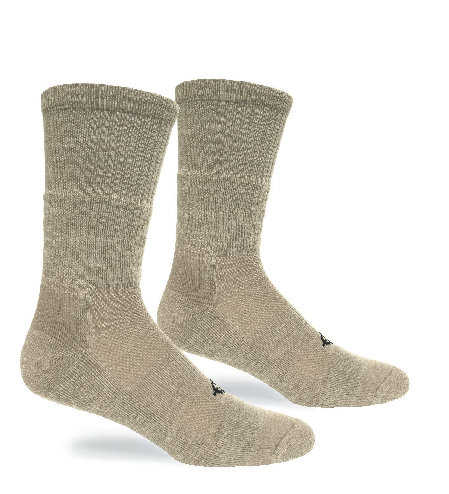 Covert Threads Wool Beast Crew Sock (x-large, Tan)