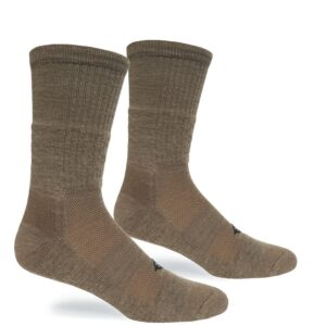 Covert Threads Wool Beast Crew Sock (x-large, Tan)