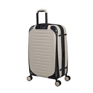 it luggage Lineal 21" Hardside Carry-On 8 Wheel Expandable Spinner, Oyster Grey