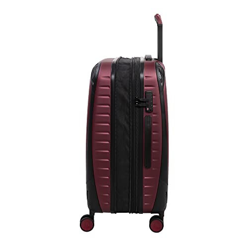 it luggage Lineal 28" Hardside Checked 8 Wheel Expandable Spinner, Red