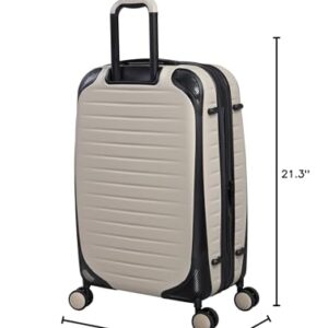 it luggage Lineal 21" Hardside Carry-On 8 Wheel Expandable Spinner, Oyster Grey