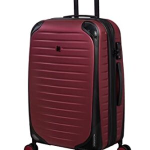 it luggage Lineal 28" Hardside Checked 8 Wheel Expandable Spinner, Red