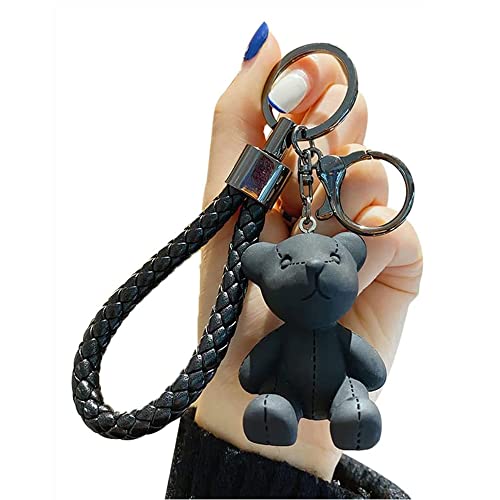 Yaihsuy Bear Resin Keychain Bear Key Ring Bag Charm for Car Keys, Backpack Accessories,Decoration Gift for Women Girls