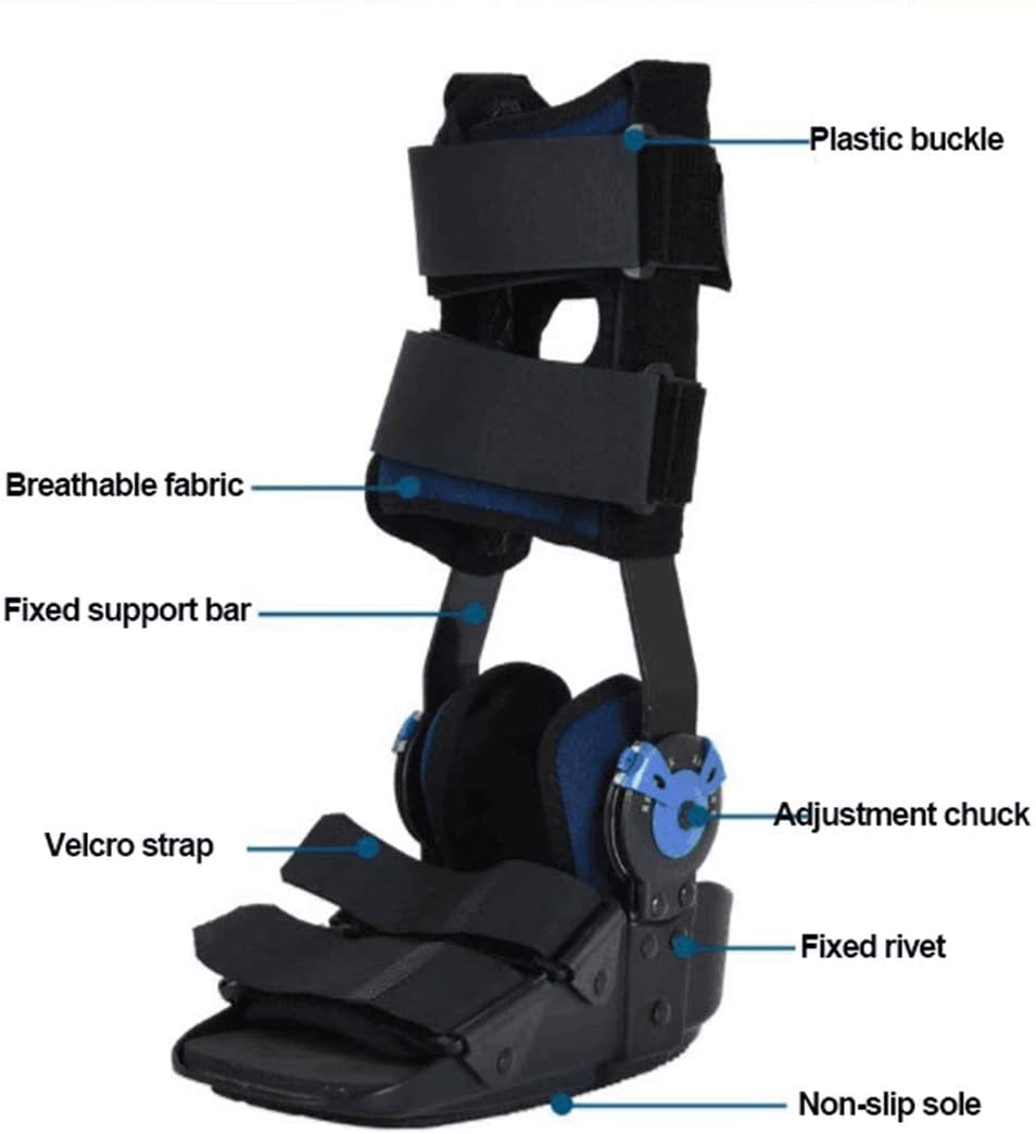 Walking Boot Fracture Boot for Broken Foot Adjustable and Breathrable Foot Support Stabilizer Orthotic Sleeping Immobilizer for Achilles Tendon Surgery Ankle Fractur Sprains Ankle Brace for Women & Me