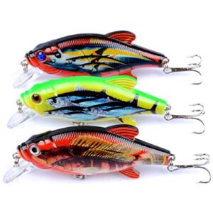 BESPORTBLE 6 Pcs Fishing Bait Lifelike Lure Trout Bait swimbait Swim Baits Lures Trout Fishing Gear Fishing Tackle Saltwater Fishing Lures bass Lure Minnow Fishing Lures Small Fish Fake Bait