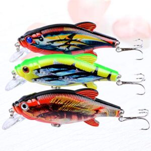 BESPORTBLE 6 Pcs Fishing Bait Lifelike Lure Trout Bait swimbait Swim Baits Lures Trout Fishing Gear Fishing Tackle Saltwater Fishing Lures bass Lure Minnow Fishing Lures Small Fish Fake Bait