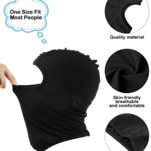 12 Pieces Sun Protection Balaclava Full Face Cover Sun UV Protection Face Protective Cover for Outdoor Sports (Black,Classic Style)