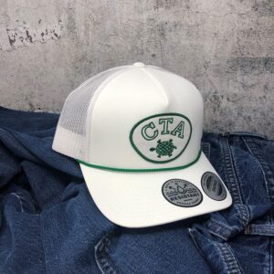 HOOEY Adjustable Snapback Trucker Mesh Back Hat (CTA - 2150T-WH)