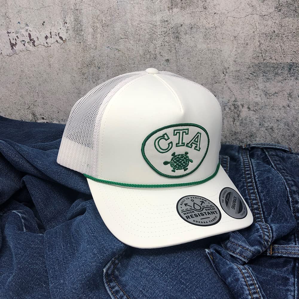 HOOEY Adjustable Snapback Trucker Mesh Back Hat (CTA - 2150T-WH)