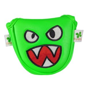 Foretra – Green Monster - Golf Putter Headcover Quality PU Leather Magnetic Closure for Mallet Style Putters Scotty Cameron Odyssey Taylormade Ping