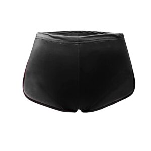 Womens Plus Size Casual Booty Shorts High Waist Butt Lifting Hot Pants Black 5XL