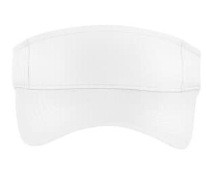 Sport-Tek® PosiCharge® RacerMesh® Visor STC27 / Custom Visor/Embroidery Visor/Monogrammed Visor (White)