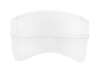 Sport-Tek® PosiCharge® RacerMesh® Visor STC27 / Custom Visor/Embroidery Visor/Monogrammed Visor (White)