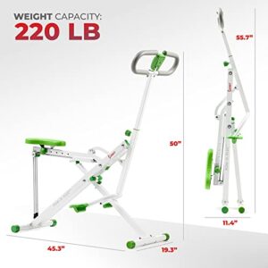 Sunny Health & FitneSunny Health & Fitness Upright Row-N-Ride® Exerciser in Green - NO. 077G