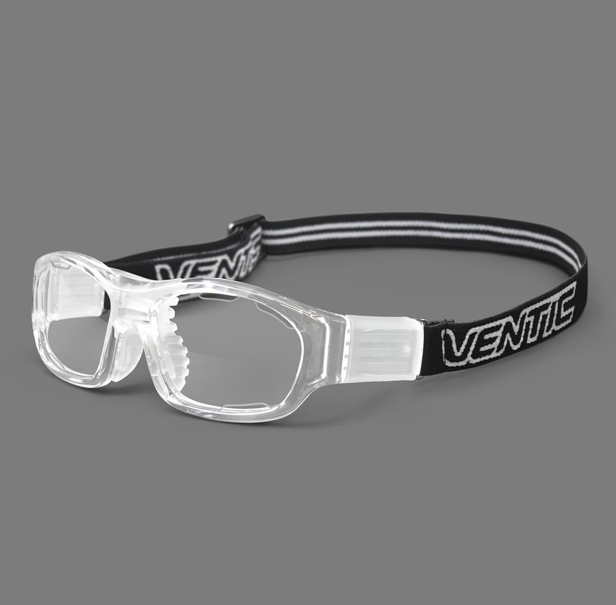 VENTIC Sports Safety Goggles Basketball Tennis Soccer Football Baseball Handball Sports Glasses Protective Eyewear Replaceable Lens (Clear)