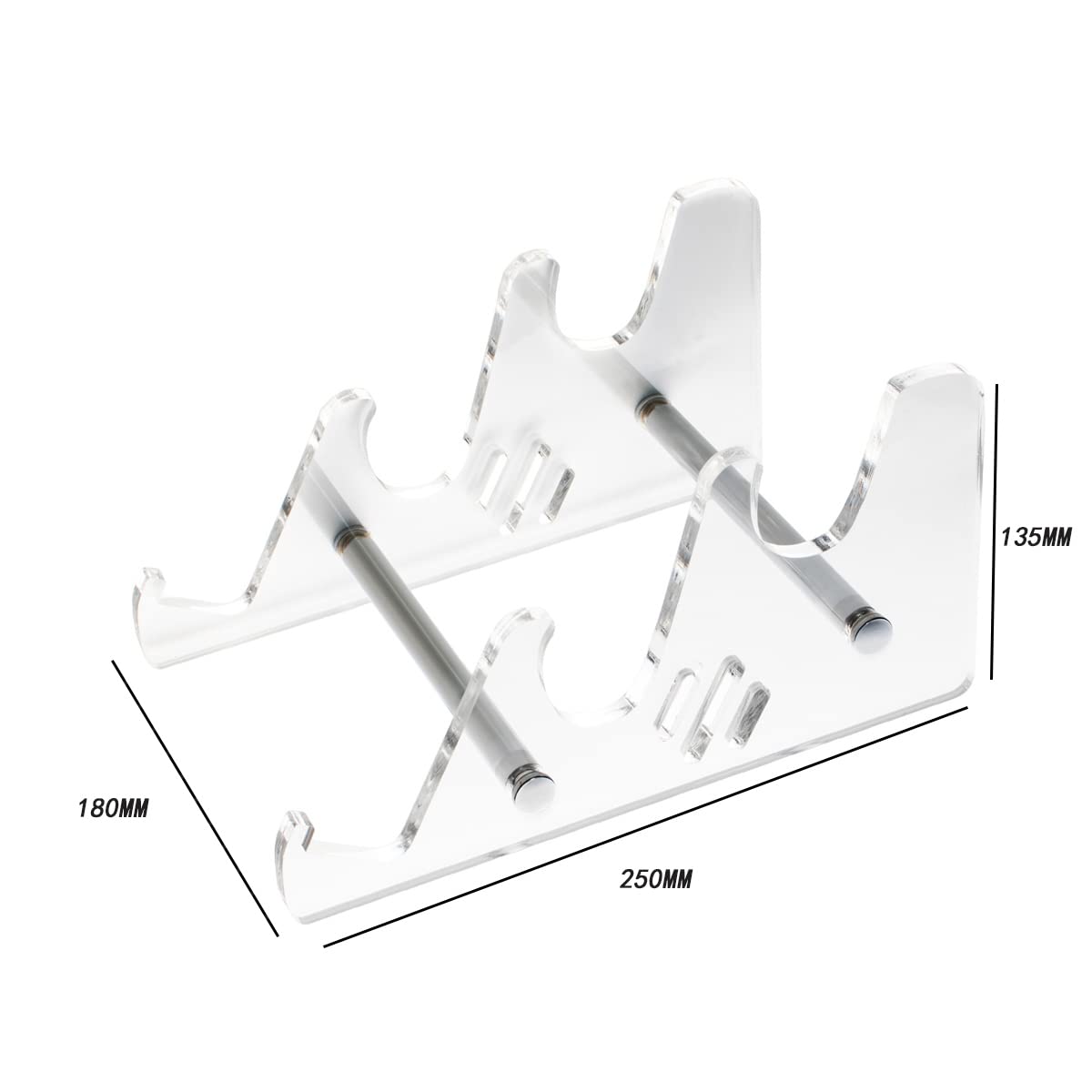 Keyboard Display Stand, Keyboard Container, Keyboard Shelf Keyboard Storage Stand, Transparent Acrylic Stand for Storage Three Mechanical Keyboard