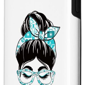 iPhone XR Childcare Provider Messy Bun Bleached World Health Day Case