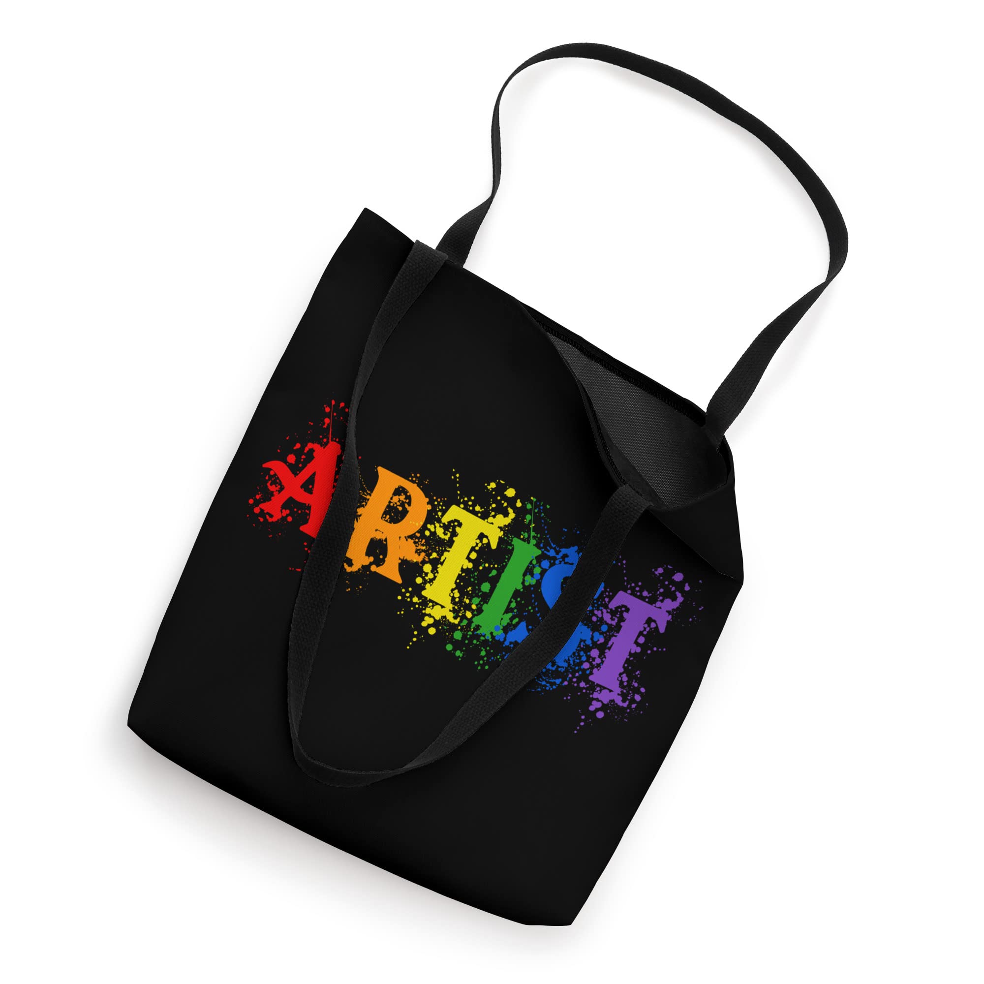 Artist Paint Splatter Rainbow, Art Painter, Gay Pride Colors Tote Bag